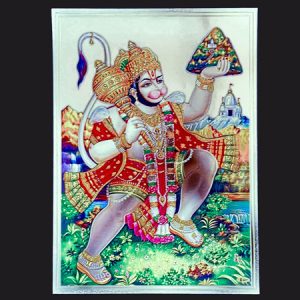 hanuman print on metal
