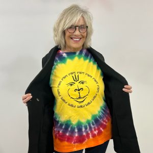 Hanuman Short Sleeve T-Shirt Tie Dye Design