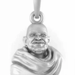 Neem Karoli Baba Maharaj Ji Sterling Silver Pendant