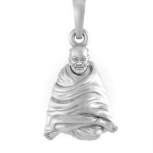 Neem Karoli Baba Sterling Silver Pendant